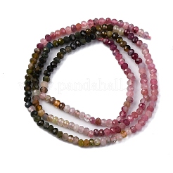 Fili di perline di tormalina multicolore naturale sfumata&nbsp;G-ONLY-T-A07-01A