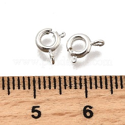 Экологически чистые латунные пружинные кольцевые застежки KK-D082-01E-S