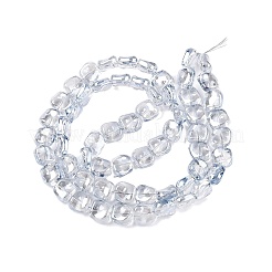 Стеклянные бусины с гальваническим покрытием &nbsp;EGLA-N012-07P