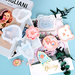 DIY цветок шейкер / зыбучие пески ювелирные силиконовые Молды DIY-I057-08