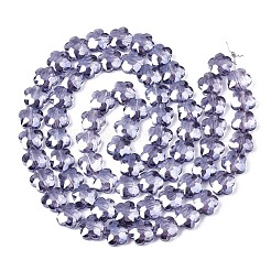 Стеклянные бусины с гальваническим покрытием &nbsp;EGLA-S176-09B