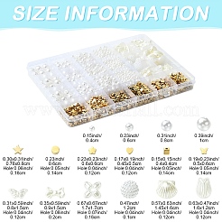 1359 шт. 16 стиля бусины из искусственного жемчуга из пластика ccb и пластика abs&nbsp;KY-YW0002-19