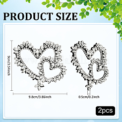 2 шт. пластиковые бусины приутюжить/пришить заплатки&nbsp;DIY-FG0005-68B