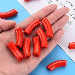 Непрозрачные акриловые бусины с краклеем&nbsp;LS-X1-MACR-S372-001N-009