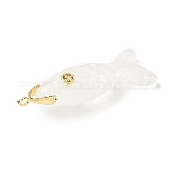 Natürliche Quarzkristall-Anhänger&nbsp;X-G-P599-07G-02