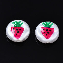 3d печатные бусины из абс-пластика с имитацией жемчуга KY-S168-015