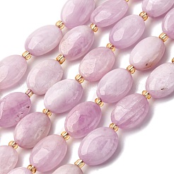 Природные кунцит бисер нитей G-H005-A15-02