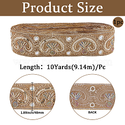 Полиэстеровая лента в этническом стиле для украшения шитья&nbsp;OCOR-WH20007-26C