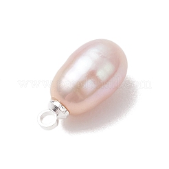 Натуральные культивированные пресноводные жемчужные рисовые подвески&nbsp;PALLOY-JF05078-02