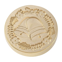 Weihnachtsserie Wachssiegel Messing Stempelkopf&nbsp;LS-AJEW-M037-01G-22