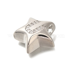 Cremagliera placcatura micro ottone spianare pendenti zirconi&nbsp;KK-I722-05P-U