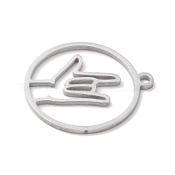 Pendentifs en acier inoxydable 304&nbsp;LS-STAS-Z131-01B-P