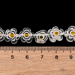 Ручной работы millefiori стеклянные бусины нитки LAMP-G164-03O