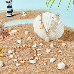 80шт 10 стиля подвески из натуральных пресноводных ракушек PALLOY-AB00156