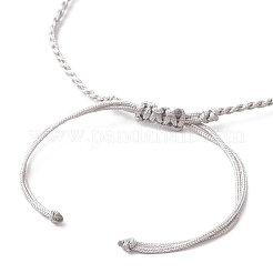 Браслеты из натурального халцедона с имитацией аквамарина и круглыми бусинами&nbsp;BJEW-JB11991