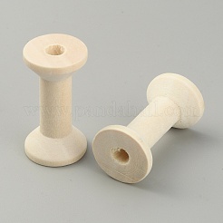Bobines vides en bois pour fil&nbsp;TOOL-WH0125-53F