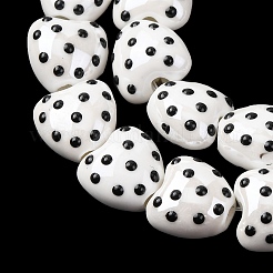 Фарфоровые бусины ручной работы&nbsp;PORC-K010-07D