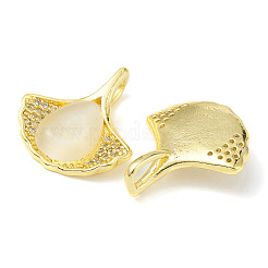 Реечное покрытие латунь паве кубический цирконий с подвесками кошачий глаз KK-G464-14G