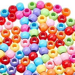 200 шт. Непрозрачные акриловые бусины&nbsp;SACR-SP0001-35A