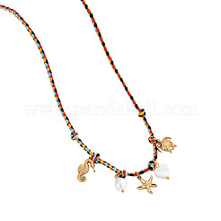 Летние пляжные плетеные веревочные ожерелья-нагрудники&nbsp;SZ6362-2