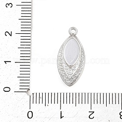 Cabochonfassung für Anhänger aus Edelstahl 304&nbsp;SA-CBA038A-04P