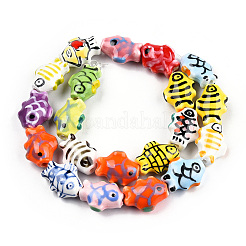 Фарфора ручной работы шарик нити X-PORC-N007-27