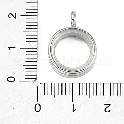 Medaillonanhänger aus Edelstahl 304&nbsp;STAS-S132-16P-01