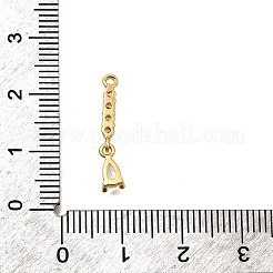 Латунные микро проложить кубического циркония подвески&nbsp;KK-B152-27A-G