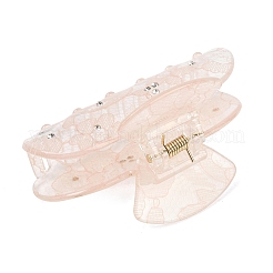 Pinzas para el cabello acrílicas con rhinestone&nbsp;PHAR-K007-01C