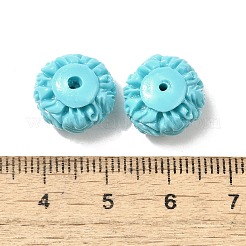 Резные бусины из синтетического коралла CORA-H004-02A