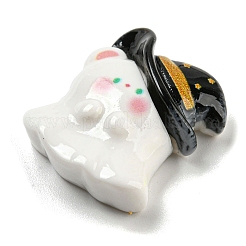 Кабошоны из непрозрачной смолы на тему Хэллоуина RESI-E057-02E