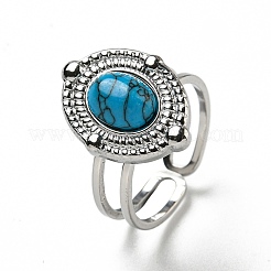 Овальные открытые манжетные кольца из нержавеющей стали 304 STAS-Z060-12P