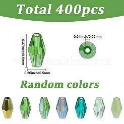 400 pièce 2 sacs de perles de verre galvanisées&nbsp;GLAA-SC0003-36A