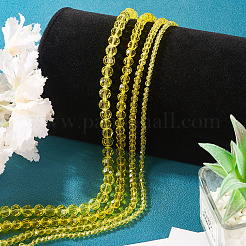 4 нить 4 вида прозрачных стеклянных бусин&nbsp;GLAA-TA0002-56B