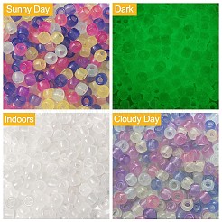 Светящиеся смолы европейские бусы RESI-KS0001-02