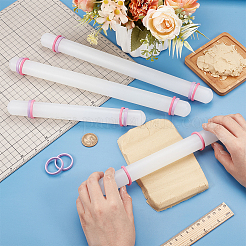 4 шт. 2 вида пластиковой скалки AJEW-OC0005-51