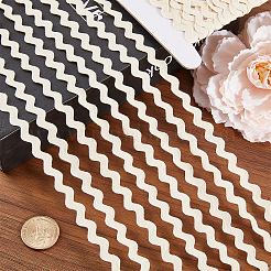 Хлопковая волнистая бахрома с отделкой лентой&nbsp;OCOR-GF0004-49D