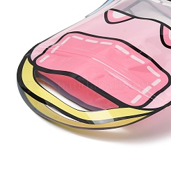 2 sacchetto di plastica richiudibile con manici a forma di zaino per riporre regali.&nbsp;PL-CBADA12-01B