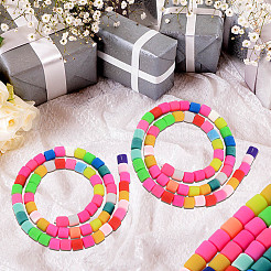 Ручная работа 610шт 10 нити полимерная глина бусины нити CLAY-SC0001-37