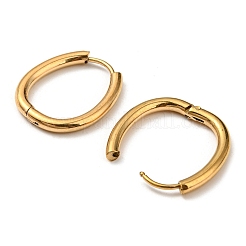 Серьги-кольца из нержавеющей стали с ионным покрытием (IP)&nbsp;X-EJEW-P232-02G