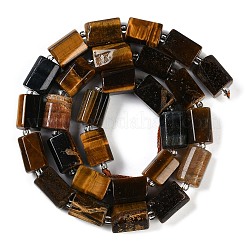 Природных тигровый глаз бисер нитей G-M403-B27-03