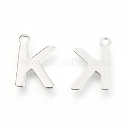 Anlaufgeschützte Charms aus Edelstahl 201&nbsp;STAS-C021-06P-K