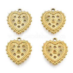 Pendentif en acier inoxydable 304 serti de strass avec placage ionique (IP)&nbsp;STAS-N098-209LG