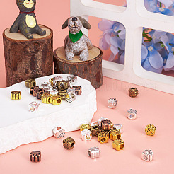 Европейские сплавочные бусины тибетского стиля &nbsp;MPDL-TA0001-03-RS