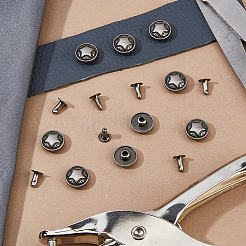 120 sachet de rivets décoratifs en alliage de zinc&nbsp;FIND-FH0017-90A