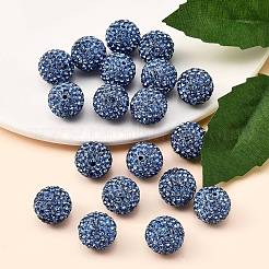 Pave disco бусины&nbsp;RB-Q195-14mm-2