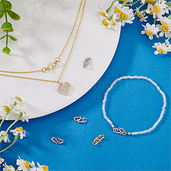 10 шт. 2 цвета 999 тонкие серебряные застежки S&nbsp;STAS-PH0006-24