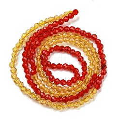 Прозрачный градиент цвета стеклянные бусины пряди&nbsp;GLAA-H021-01A-38