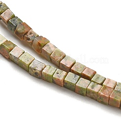 Природные Unakite бисер нитей G-B064-A10