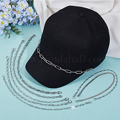 8 шт. 8 стиля цепи для бейсболки из нержавеющей стали 304&nbsp;HJEW-SC0002-49
